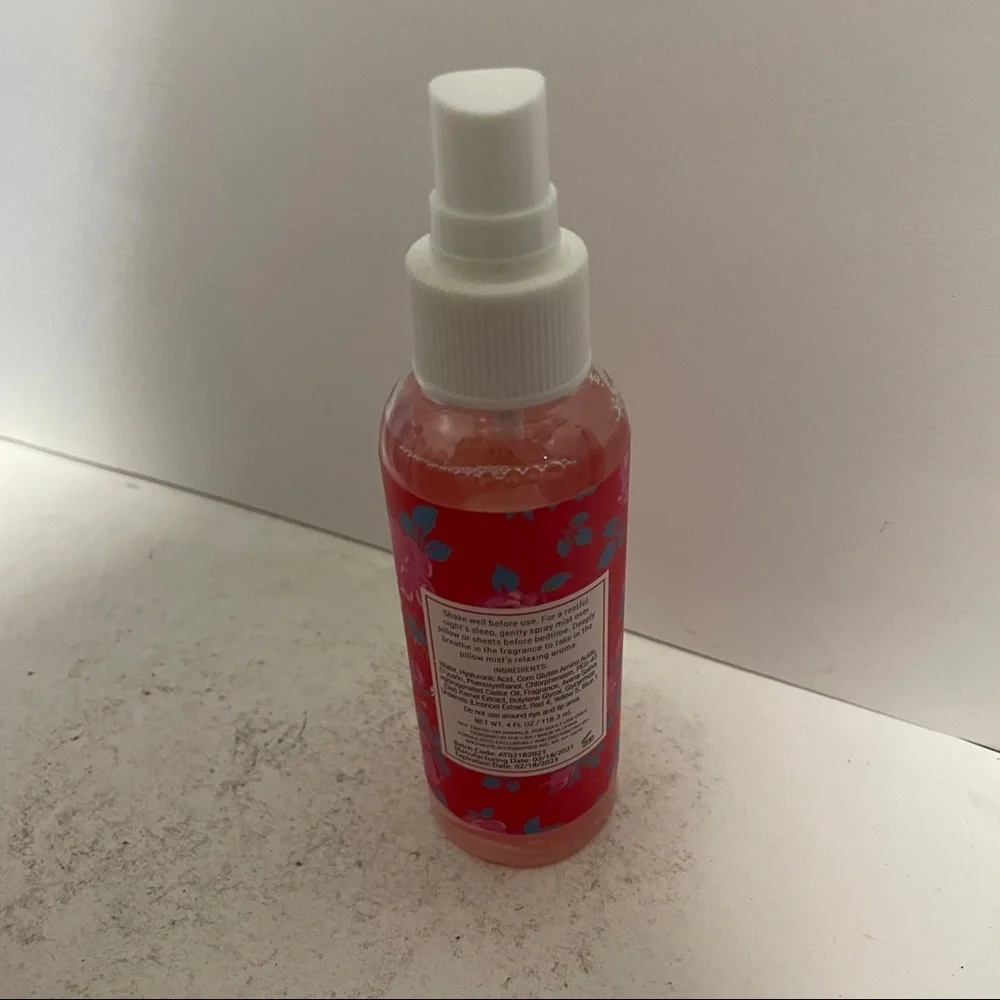 Ellen Tracy Rose Bouquet Relaxing Pillow Mist For Restful Sleep HTF
